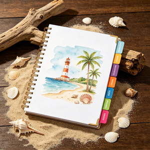Carnet A5 B5 en gros, agenda hebdomadaire à double spirale, impression offset personnalisée, couverture en papier, agenda <span class=keywords><strong>de</strong></span> mariage OEM, fourniture d'usine - Product Image 1