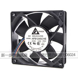เดลต้า AFB1248EHE PM10 พัดลมไร้แปรงถ่าน DC 12038 RPM 48V 0.60A ระบบระบายความร้อนแบบแร็ค - Product Image 2