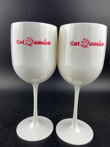 Lunettes à pied en plastique, verre en Polycarbonate acrylique, verres à Champagne blanc en plastique - Product Image 5