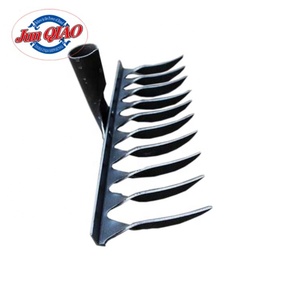 Offres Spéciales En Acier Outils De Ferme Et Tête De Râteau De Jardin 14 <span class=keywords><strong>dents</strong></span> L'agriculture Râteaux Leaff Râteaux - Product Image 1