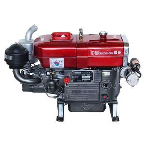Nouveau Moteur Diesel ZS1100 à Démarrage Électrique 8 CV pour Équipements Agricoles et Bateaux Industriels avec Roulement Central - Product Image 2