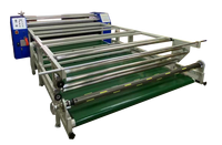Nouvelle presse à chaud automatique à plateau plat, contrôle précis de la température, zone d'impression de 1700 mm |   Rendement élevé pour l'impression de vêtements