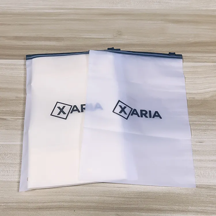 Personalizado Biodegradável Fosco Plástico Swimwear Embalagem Reutilizável Zipper Bags Zip Lock Bags