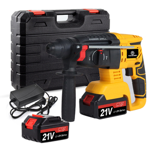 Trapano Tassellatore Rotativo Portatile Multiuso a Batteria Martello Tassellatore Elettrico Brushless Ricaricabile da 21V - Product Image 5