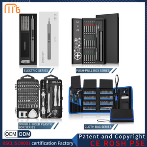 Mini tournevis électrique <span class=keywords><strong>sans</strong></span> <span class=keywords><strong>fil</strong></span> professionnel 11-en-1 avec 10 embouts CR-V, lumière LED de précision, moteur <span class=keywords><strong>sans</strong></span> balais, 350 mAh, pratique - Product Image 4