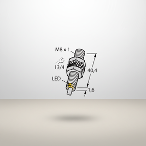 เซ็นเซอร์ MT-Turck; BIM-EG08-AP6X หมายเลขสั่งซื้อ 4621310 *1 แบบเกลียว, เอาต์พุต PNP กระแสตรงสามสาย, 10-30 VDC - Product Image 2