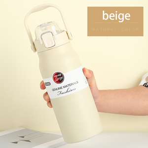 New Arrival Double Wall Stainless Steel 316 1300ml/1600ml Sports <b>Bottle</b> for Handle Thermal Insulation 12-24 Hours Portable - Product Image 6