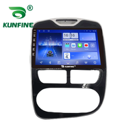 Pour RENAULT CLIO 2013-2015 UV 10.1 pouces QLED écran Headunit dispositif Double 2 Din voiture stéréo GPS Navigation Android autoradio