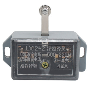 ลิมิตสวิตช์โอลิมปิคลีก LX12-2 500-220V 2-4A แกนโลหะอุตสาหกรรมแบบกด ระยะการเคลื่อนที่ 4 มม. - Product Image 4