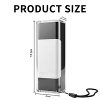 Lampe de poche d'urgence pour l'extérieur, batterie intégrée, lampe de camping portable, mini lampe d'éclairage personnelle pour la randonnée, batterie externe LED