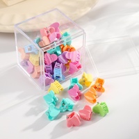 Mini pinces à cheveux en plastique, couleurs macaron, petites pinces à cheveux pour enfants, pour coiffer les franges et les mèches rebelles, style mignon, best-seller transfrontalier