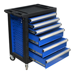 Hot Selling Aanpasbare 6-Lades Rollende Gereedschap <span class=keywords><strong>Trolley</strong></span> Oem Ondersteuning Voor Garage En Werkplaats Opslag - Product Image 1