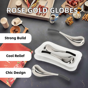 OEM ODM Bestseller Gesichtsmassage-Löffel Gesichts- und Augen-Schönheitspflege-Tool Mini Edelstahl Eisgloben <span class=keywords><strong>Gua</strong></span> <span class=keywords><strong>Sha</strong></span> Cryo-Stick - Product Image 2