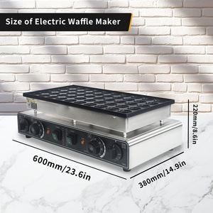 Commercial Use 1800W Mini <strong>Poffertjes</strong> &amp; Pancakes Maker Nonstick 220V 50 Holes Electric Cake <strong>Machine</strong> - Product Image 5