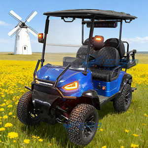 New Custom 4-Seater Electric Off-Road Golf Cart 48V 60V <b>72V</b> Lithium/Lead-Acid <b>Battery</b> Made in China - Product Image 4