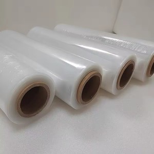 Store Transparent 5 Inch 80 Gauge <b>Shrink</b> Film <b>Shrink</b> Mini Wrap with Dispenser Pallet Wrap Stretch Film <b>Plastic</b> Wrap Industrial - Product Image 3