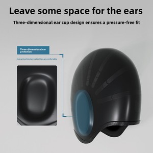 <span class=keywords><strong>Bonnet</strong></span> <span class=keywords><strong>de</strong></span> <span class=keywords><strong>bain</strong></span> <span class=keywords><strong>gaufré</strong></span> couleur unie pour hommes et femmes, cheveux longs, imperméable, non-compressif, anti-infiltration d'eau dans les oreilles - Product Image 4