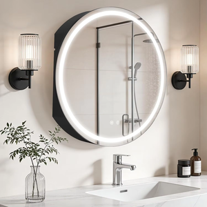 <span class=keywords><strong>Specchio</strong></span> LED Moderno da Armadio con Illuminazione Dimmerabile Continua IP65, Ecologico, Funzione Memoria, Montaggio a Parete per <span class=keywords><strong>Bagno</strong></span> - Product Image 1