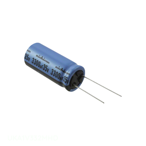 Condensador Original UKA1V332MHD de Aluminio con Orificio Pasante, 3300uF, 20%, 35V, Radial - Product Image 1