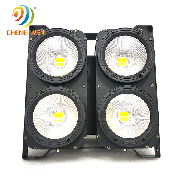 Powerful 400W COB Blinder Light 4 Eyes 4x100W LED Stage Beam Audience White Warm White for Concert Party