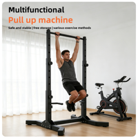 Tour de musculation pliable et portable RS pour la maison – Équipement de fitness multifonctionnel en acier durable avec station de dips et barre de traction pour tractions à domicile
