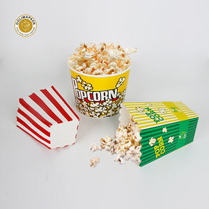 OOLIMA Hộp Bỏng Ngô Giấy Kraft Màu Nâu Tái Chế Hộp Bỏng Ngô Bán <span class=keywords><strong>S</strong></span>ỉ - Product Image 5