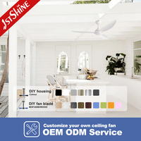 1stshine ABS Kanatlı Akıllı Hafızalı Ağır Hizmet Tipi Dayanıklı Kaliteli Akıllı Ev Yaz Kış Modlu TUYA Wifi Tavan Vantilatörü Işıklı