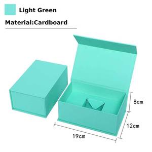 Caja de Joyería de Cartón Magnética de Alta Calidad, Personalizada en Tamaño y Color, para Collares y Anillos, con Logotipo Personalizado, Venta al Por Mayor del Fabricante - Product Image 2