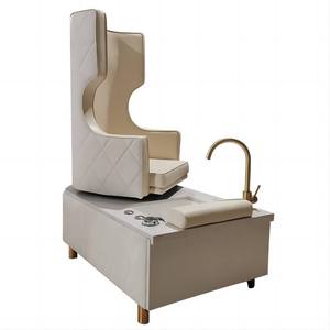 Fauteuil de manucure moderne avec bain rotatif pour les pieds, manucure et pédicure - Product Image 1