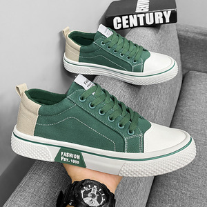 Scarpe sportive coreane alla moda da uomo in tela con suole traspiranti e morbide, comode e alla moda - Product Image 4