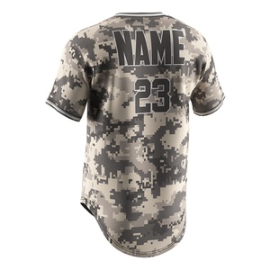 Uniformes de Béisbol de Camuflaje para Hombre y Mujer, Sublimados, para Exteriores, Camisetas de Béisbol con Diseño de Camuflaje - Product Image 2
