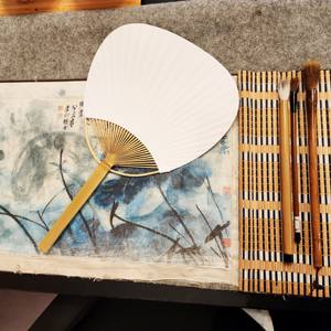 Vente chaude Style japonais bambou papier ventilateur de poche Pai Pai décor pour la maison Art mariages et événements en plein air pour les invités Promotions - Product Image 4