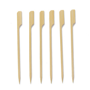 Brochettes en bambou de qualité alimentaire, couleur naturelle, écologiques, sûres, pour la <span class=keywords><strong>cuisson</strong></span> au <span class=keywords><strong>barbecue</strong></span> à la maison, au restaurant - Product Image 2