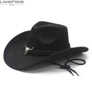 <span class=keywords><strong>Cappelli</strong></span> Jazz Invernali <span class=keywords><strong>in</strong></span> Lana con Patch a Testa di Mucca <span class=keywords><strong>in</strong></span> Metallo, <span class=keywords><strong>Cappelli</strong></span> da Cowboy <span class=keywords><strong>Stetson</strong></span> <span class=keywords><strong>in</strong></span> <span class=keywords><strong>Feltro</strong></span> per Uomo e Donna - Product Image 3