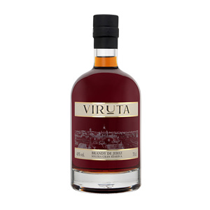 Brandy Viruta Gran Reserva, Hecho en España, 8 Años de Añejamiento, Brandy Español de Jerez, Brandy Tradicional, 700ml - Product Image 1