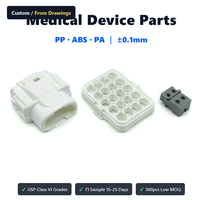 Pièces moulées par injection sur mesure en PP, ABS, PA, composants en plastique pour dispositifs médicaux, boîtiers de dispositifs médicaux, moulage par injection de précision, OEM