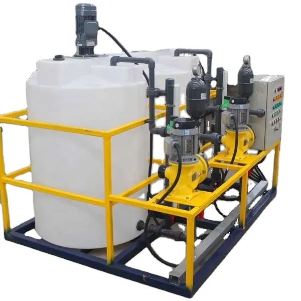 Système chimique automatique d'alimentation en chlore liquide chimique pour le traitement de l'eau