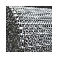 Cinta Transportadora de Malla Espiral de Acero Inoxidable 304 316 de Alta Calidad, Tamaño Personalizado, para Horno, Uso en Restaurantes, Grado Alimenticio