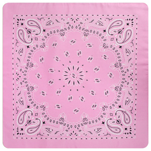 All'ingrosso copricapo rosso Paisley Design sciarpa quadrata stampata personalizzata <span class=keywords><strong>Bandana</strong></span> <span class=keywords><strong>donna</strong></span> carina - Product Image 3