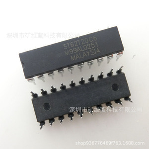 Microcontrôleur St62t20c6 Dip20, circuit intégré, fabriqué en Malaisie - Product Image 1