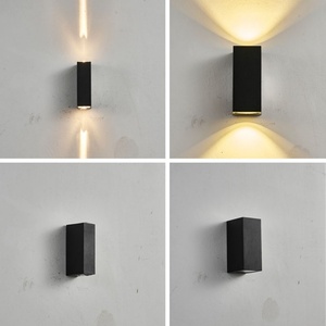 โคมไฟติดผนัง LED สองหัวแบบเหนี่ยวนำง่ายสำหรับห้องนอนกลางแจ้งโรงแรมแหล่งจ่ายไฟพลังงานแสงอาทิตย์กันน้ำและหรี่แสงได้ - Product Image 5