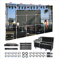 Pantallas LED 4K a Todo Color de 500x500 500x1000mm, Paneles LED para Interiores y Exteriores, Pantalla LED para Eventos en Vivo