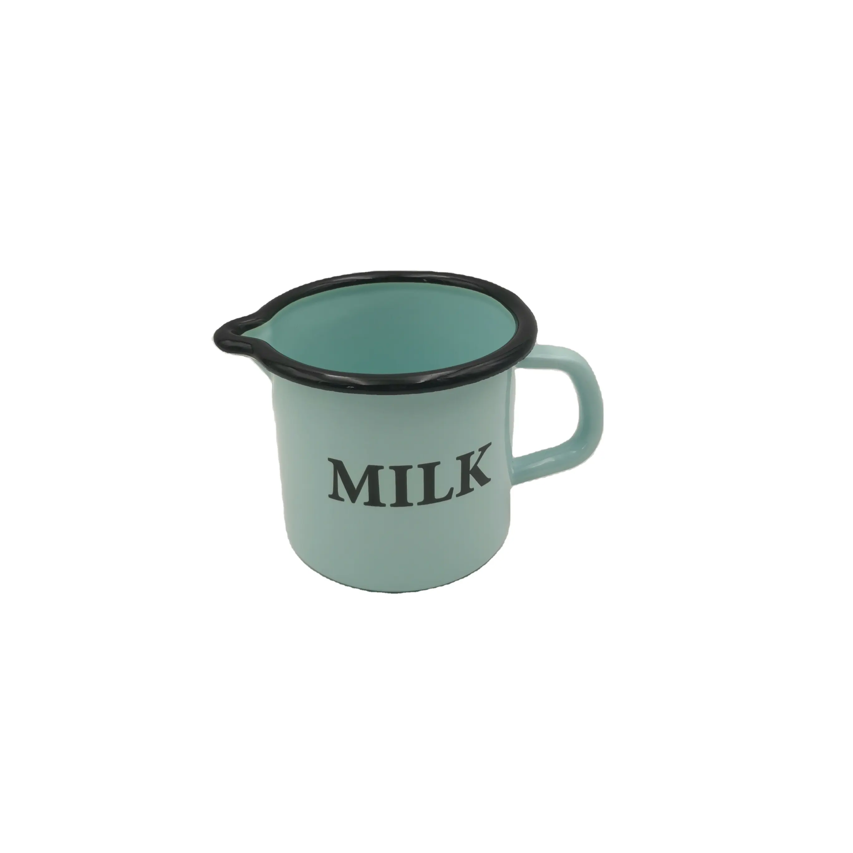 Dia 10*10cm Emaille Metall Wasserkrug Kaffee becher Tee becher kunden spezifisch erhältlich