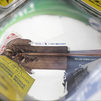 Sac en plastique d'emballage d'appâts de leurre de pêche transparent avec trou de suspension Surface d'impression étanche à l'humidité et gravure pour un usage alimentaire