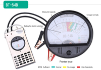 ELECALL BT-54B 12V 40A Comprobador de Batería de Coche Tipo Puntero y Verificador de Alternador con Velocidad de Prueba de 5S y Capacidad de 10-150AH
