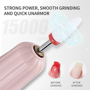 Machine à ongles électrique 2-en-1 avec lampe UV LED à une main pour le durcissement du vernis gel et le retrait du vernis, outil de manucure pour la maison et le salon - Product Image 3