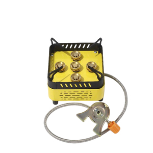 <span class=keywords><strong>Réchaud</strong></span> à <span class=keywords><strong>gaz</strong></span> butane pliable 5 brûleurs 10500W coupe-vent léger pour la randonnée, le pique-nique, les voyages, personnalisable OEM - Product Image 3