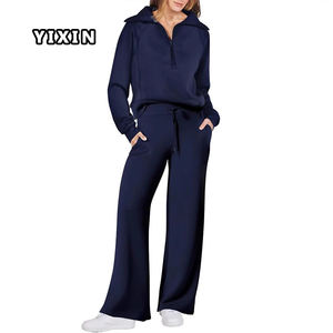 طقم رياضي أنيق بلون موحد مقاوم للبلى خفيف الوزن ومرن للراحة الكاملة - Product Image 2