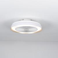 Ventilateur de plafond en gros avec lumière, moderne, LED, télécommande, contrôle par application, intensité réglable, pour la décoration intérieure