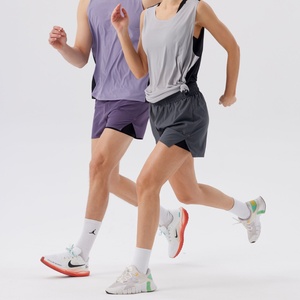 Shorts Deportivos de Mujer, Cintura Alta, Mallas para Correr, Capas Elásticas de Malla, para Entrenamiento - Product Image 3
